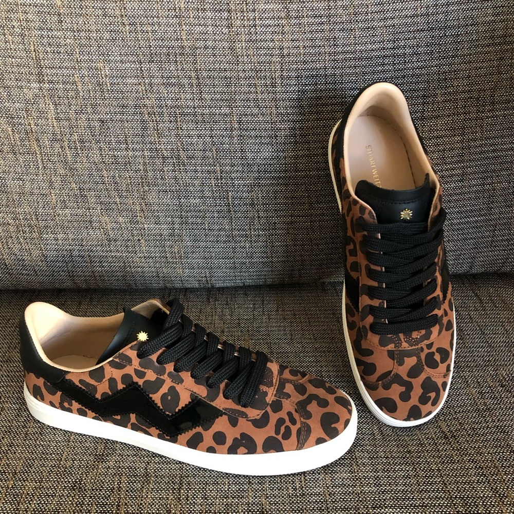 Stuart Weitzman Leopard Sneakers